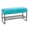 Банкетка-обувница Charli Lux/Чарли Люкс КЗ, велюр, vt фреска бирюза VT Fresca бирюза велюр