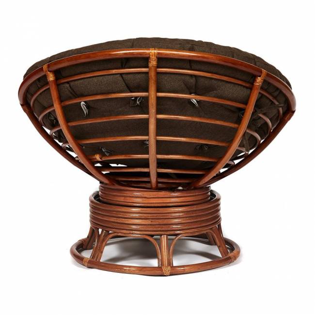 Кресло-качалка PAPASAN/ПАПАСАН w 23/01 B /с подушкой/ 115х78х104 см, Pecan (орех), ткань Коричневый, 3М7-147 Pecan (орех) Кресло-качалка PAPASAN/ПАПАСАН w 23/01 B /с подушкой/ 115х78х104 см, Pecan (орех), ткань Коричневый, 3М7-147 Pecan (орех)