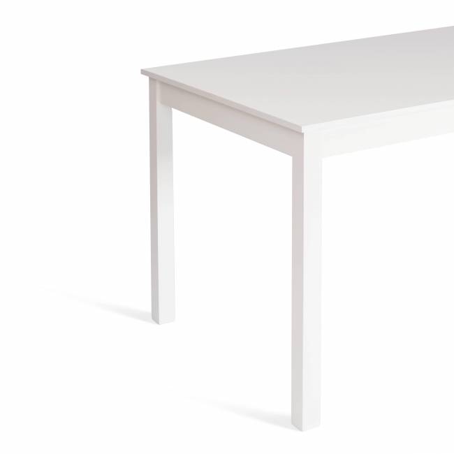 Обеденный комплект Хадсон (стол + 4 стула)/ Hudson Dining Set (mod.0102) МДФ/тополь/меламин, стол: 118х74х73 см, стул: 42,5x46,5x93,5 см, White (белый) White (белый) МДФ/тополь/меламин