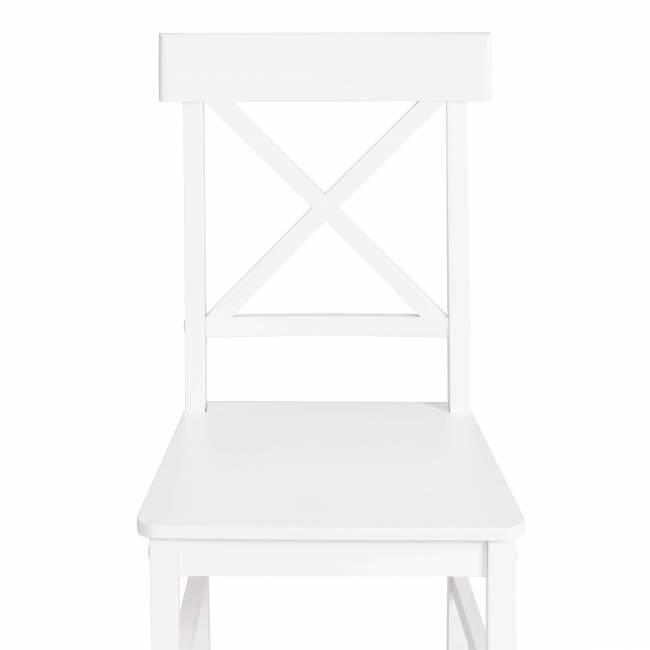 Обеденный комплект Хадсон (стол + 4 стула)/ Hudson Dining Set (mod.0102) МДФ/тополь/меламин, стол: 118х74х73 см, стул: 42,5x46,5x93,5 см, White (белый) White (белый) МДФ/тополь/меламин