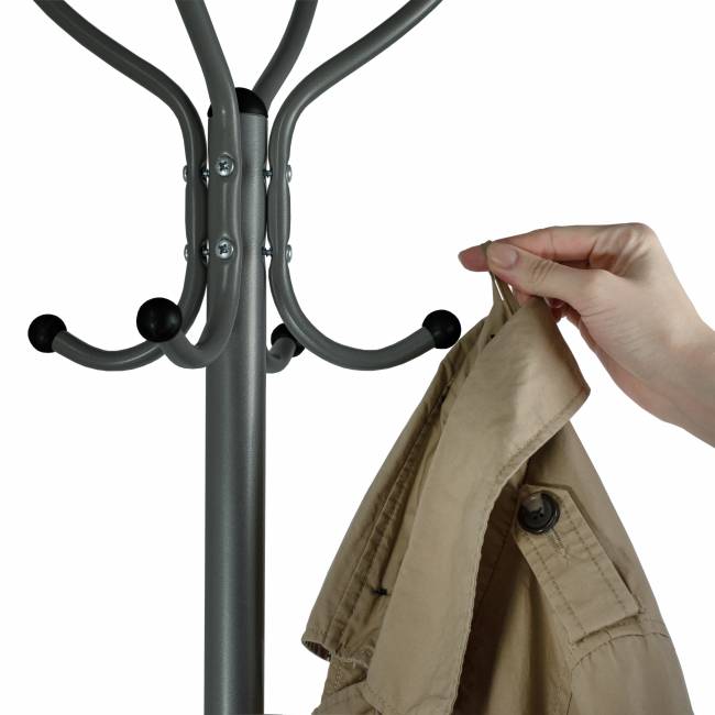 Вешалка напольная М 3 серый бетон