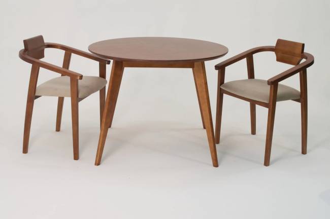 Стул-кресло Челси ПМ орех бежевый Стул-кресло Челси ПМ орех бежевый