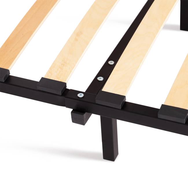 Кровать Marco металл, 90х200см, черный