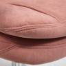 Кресло SOFTY LUX  флок , розовый, 137 розовый флок