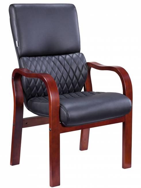 Кресло Everprof President Wood CF Экокожа Черный Кресло Everprof President Wood CF Экокожа Черный