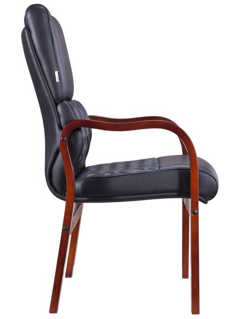 Кресло Everprof President Wood CF Экокожа Черный Кресло Everprof President Wood CF Экокожа Черный