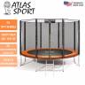 Батут "Atlas Sport 312см", (10ft) 4 PRO ORANGE