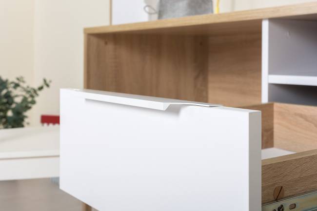 Стол рабочий Комфорт 12.95 цвет дуб сонома/белый