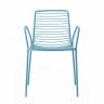 Кресло металлическое Summer голубой 570х555х800 мм Кресло металлическое Summer голубой 570х555х800 мм