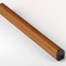 Зонт профессиональный 3.5х3.5 м Astro Timber имитация ироко, черный 3500х3500 мм