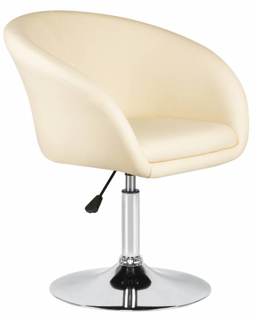 Кресло дизайнерское DOBRIN EDISON, кремовый