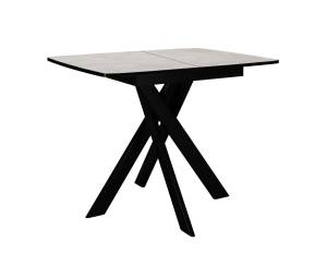 Стол DikLine DB110 Хромикс белый/опоры черные Стол DikLine DB110 Хромикс белый/опоры черные