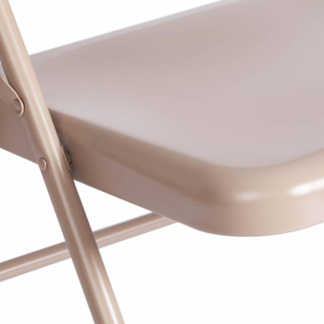 Стул складной FOLDER (mod. 3023(II)) металлический, 46,5 x 48 x 75, 7-beige (Комплект из 6 шт.) бежевый металлический Стул складной FOLDER (mod. 3023(II)) металлический, 46,5 x 48 x 75, 7-beige (Комплект из 6 шт.) бежевый металлический