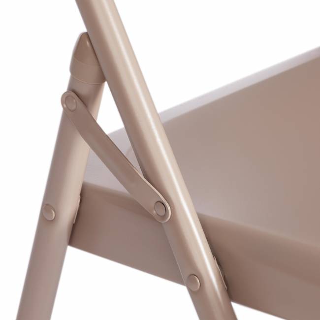 Стул складной FOLDER (mod. 3023(II)) металлический, 46,5 x 48 x 75, 7-beige (Комплект из 6 шт.) бежевый металлический Стул складной FOLDER (mod. 3023(II)) металлический, 46,5 x 48 x 75, 7-beige (Комплект из 6 шт.) бежевый металлический