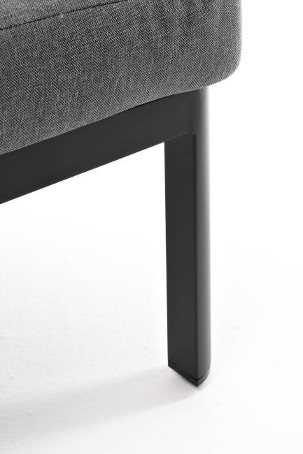 "Париж" модуль диванный алюминиевый центральный, цвет серый "Париж" модуль диванный алюминиевый центральный, цвет серый