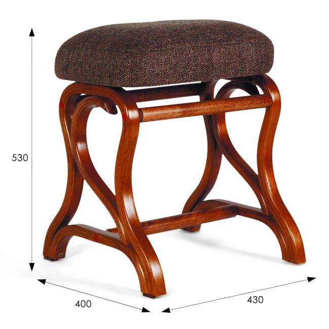 Банкетка Диана средне-коричневый/рогожка коричневая Банкетка Диана средне-коричневый/рогожка коричневая