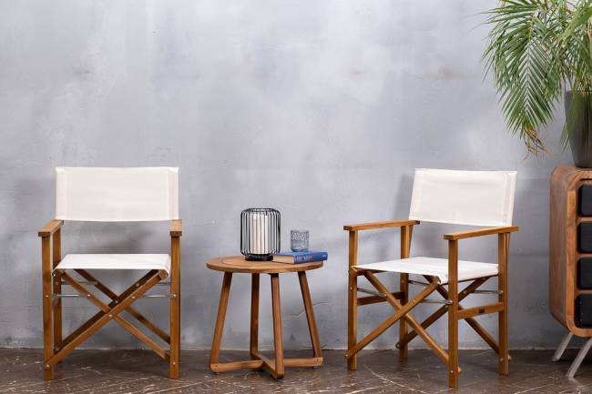 Кофейный комплект из акации DIRECTOR бежевый Кофейный комплект из акации DIRECTOR бежевый