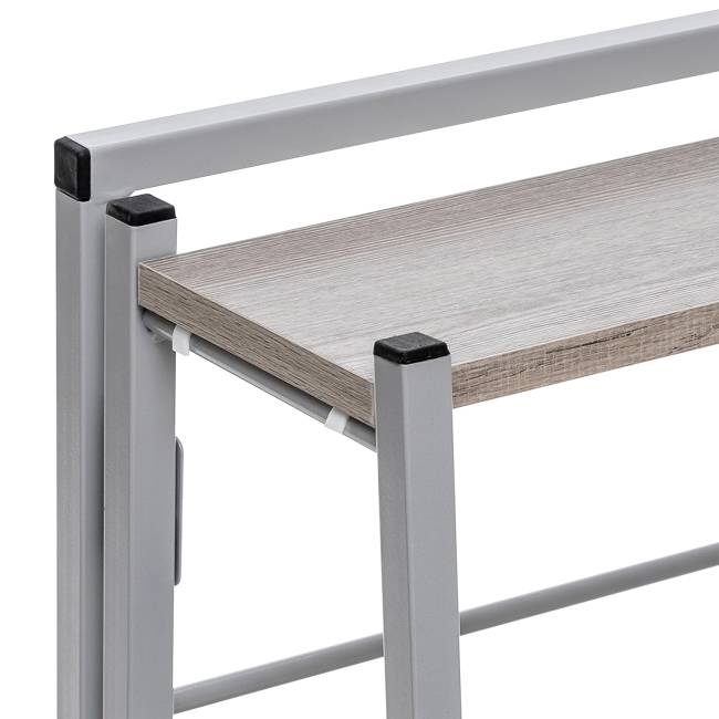 Стеллаж раскладной Leset Пако 1200 трапеция Серый