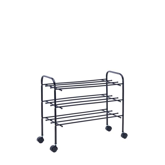 Обувница Leset Комо 3 с колесами Чёрный Обувница Leset Комо 3 с колесами Чёрный