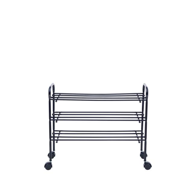 Обувница Leset Комо 3 с колесами Чёрный Обувница Leset Комо 3 с колесами Чёрный