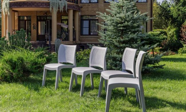 4 стула JULY светло-серые