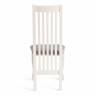 Стул DOLCE мягкое сидение бук, 40х46х100см, ivory white, велюр Tenerife Ultimate grey ivory white, велюр Tenerife Ultimate grey бук