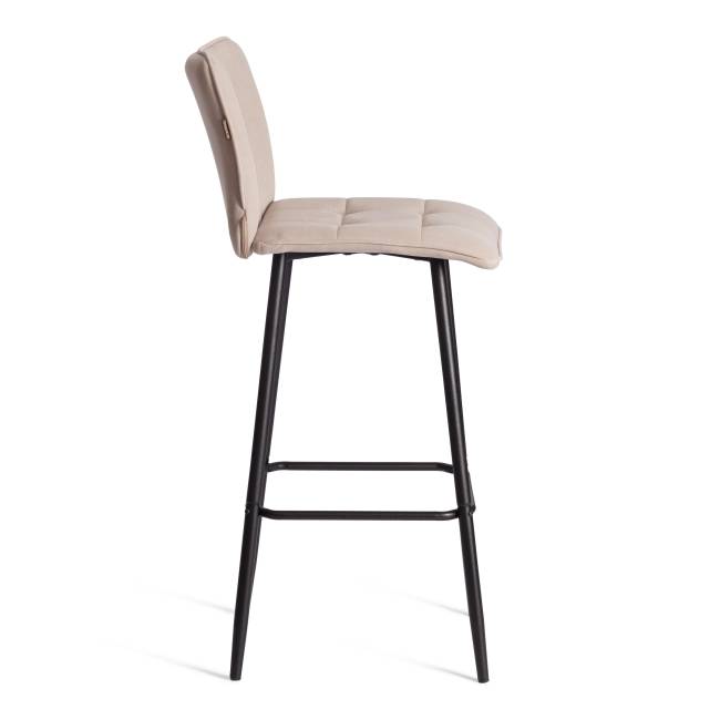 Барный стул Bari/Бари велюр, бежевый, 7, 45х56х110 см бежевый велюр Барный стул Bari/Бари велюр, бежевый, 7, 45х56х110 см бежевый велюр