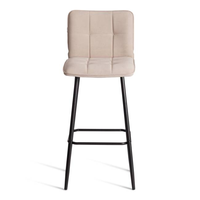 Барный стул Bari/Бари велюр, бежевый, 7, 45х56х110 см бежевый велюр Барный стул Bari/Бари велюр, бежевый, 7, 45х56х110 см бежевый велюр