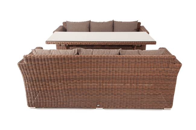 "Мокко Дабл" обеденная группа из искусственного ротанга, цвет коричневый "Мокко Дабл" обеденная группа из искусственного ротанга, цвет коричневый