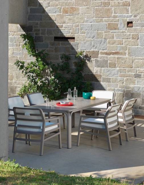 Стол пластиковый раздвижной Alloro 210 Extensible тортора 2100-2800х730х1000 мм Стол пластиковый раздвижной Alloro 210 Extensible тортора 2100-2800х730х1000 мм