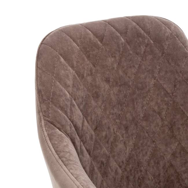 Стул с подлокотниками Leset Слим, каркас Черный, велюр Латте Латте Черный Стул с подлокотниками Leset Слим, каркас Черный, велюр Латте Латте Черный