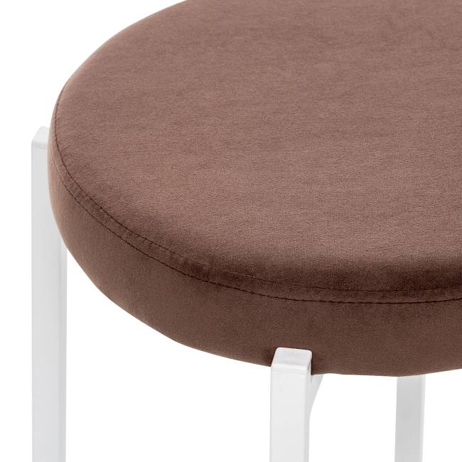 Табурет Leset Авис профиль Ultra Chocolate Белый