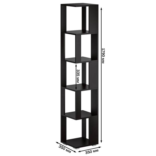 Комплект их 2-х стеллажей цвет венге