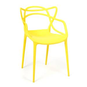Стул Cat Chair (mod. 028) / 1 шт. в упаковке пластик, 54,5*56*84см, желтый, 037 желтый пластик Стул Cat Chair (mod. 028) / 1 шт. в упаковке пластик, 54,5*56*84см, желтый, 037 желтый пластик