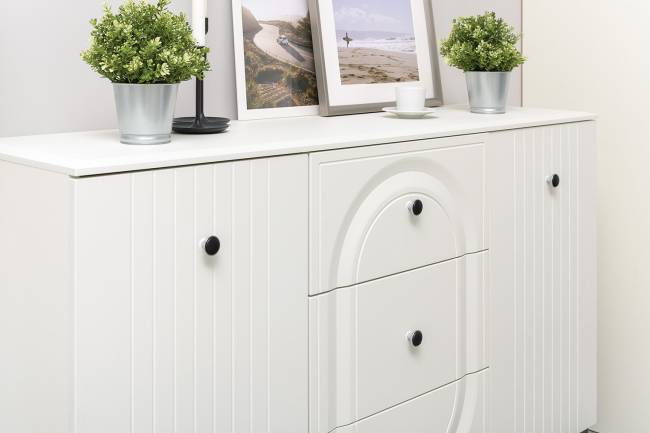 Двуспальная кровать 1600 с мягкой спинкой Валенсия с комодом и шкафом цвет белый шагрень/ткань велутто 19 Двуспальная кровать 1600 с мягкой спинкой Валенсия с комодом и шкафом цвет белый шагрень/ткань велутто 19