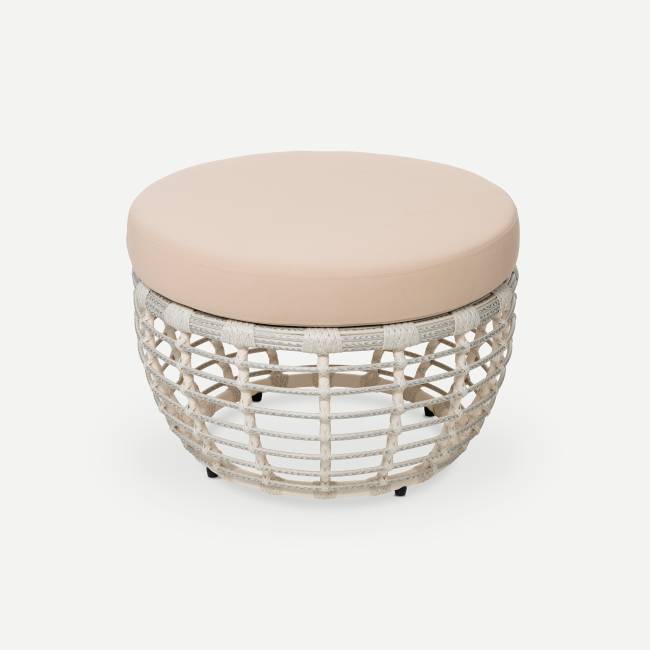 Пуф Lotus (с упаковкой) Доминикана, RAL 1013, Jamaica beige