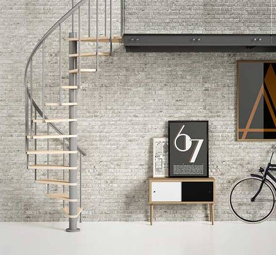 Винтовая лестница  MONTREAL SLIM GREY 120
