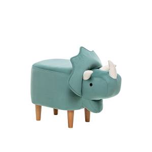 Пуф Leset Dino COMBI V43 зелёный, компаньон V01 белый Бук Пуф Leset Dino COMBI V43 зелёный, компаньон V01 белый Бук