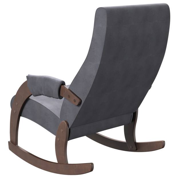 Кресло-качалка Каула М Ткань Макс 965, каркас орех