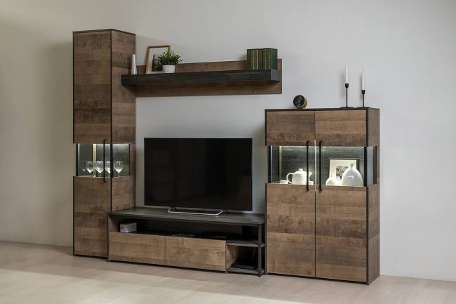 Полка Трувор 15.60 цвет дуб гранж песочный/интра