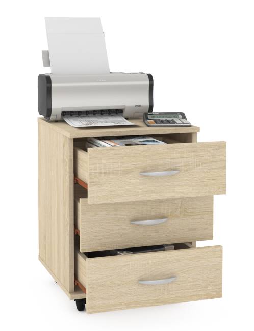 Подкатная тумба Комфорт 0-3 дуб сонома