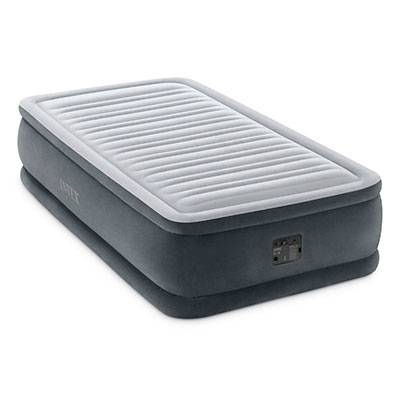 Надувная кровать 99х191х46см "Comfort-Plush" встр.нас. 220В, до 136кг