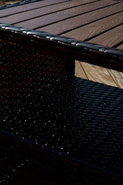 Столик из искусственного ротанга Бордо, коричневый