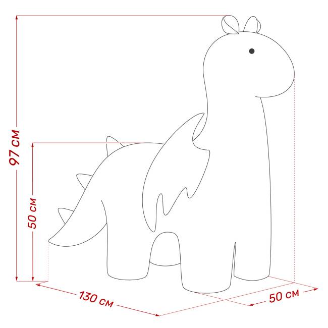 Пуф Leset Dragon Omega 30