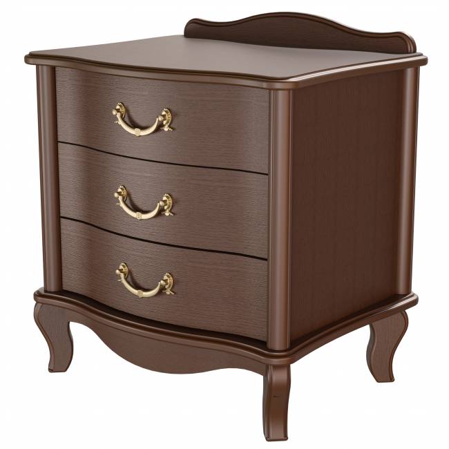 Тумбочка Джульетта 3 ящ. орех Л