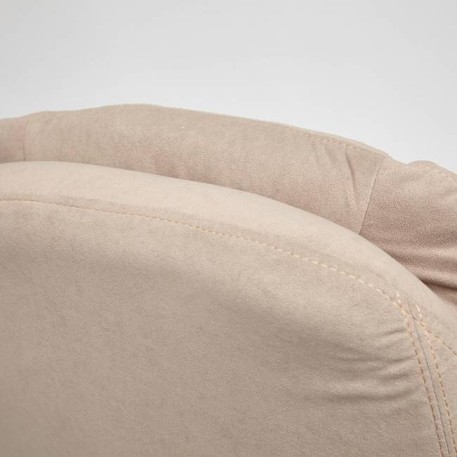 Кресло SOFTY LUX флок , бежевый, 7 бежевый флок Кресло SOFTY LUX флок , бежевый, 7 бежевый флок